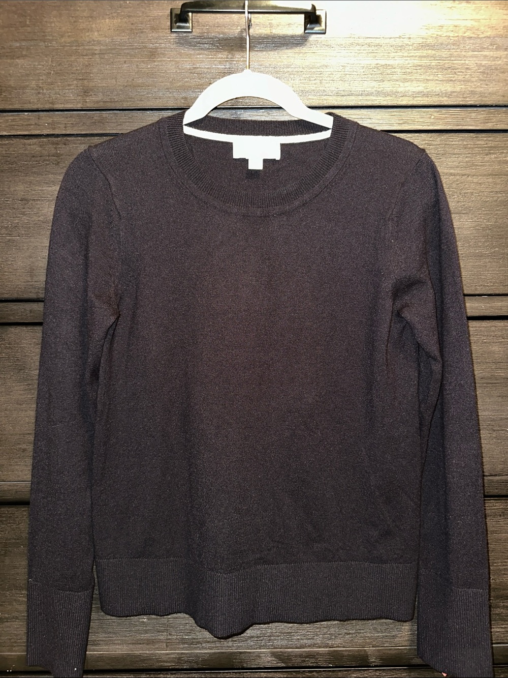 Women's Crewneck Sweater in Black